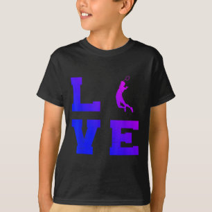 T-shirt Badminton Mens Femmes Joueuse Badminton Navette