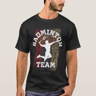 T-shirt Badminton Serbie Net Joueur Badminton