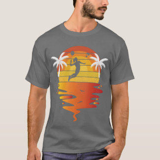 T-shirt Badminton shirt retro sunset 70s vintage Badminton