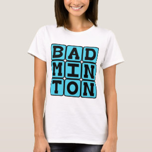 T-shirt Badminton, Sport de raquette