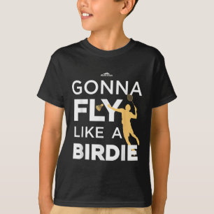 T-shirt Badminton - Vont Voler Comme Un Oiseau