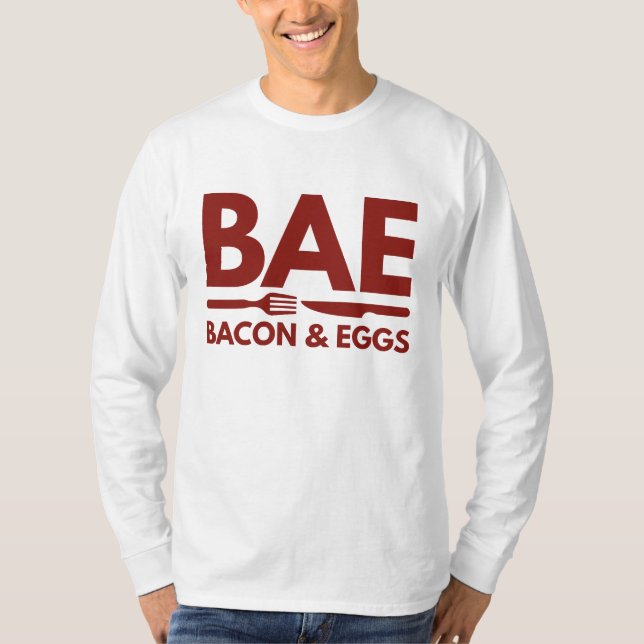T-shirt BAE Bacon Et Oeufs (Devant)