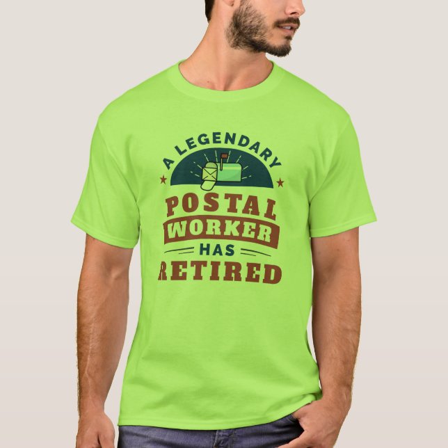 T-shirt Bagage de retraite pour les travailleurs postaux r (Devant)
