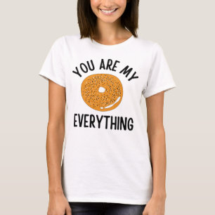 T-shirt Bagel Tu Es Mon Tout Drôle