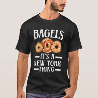 T-shirt Bagels C'Est Une Chose New York Nourriture Bagel J