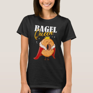 T-shirt Bagels Food Tee Bagel Queen