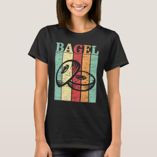 T-shirt Bagels Retro Alimentation Pain de cuisine Juif