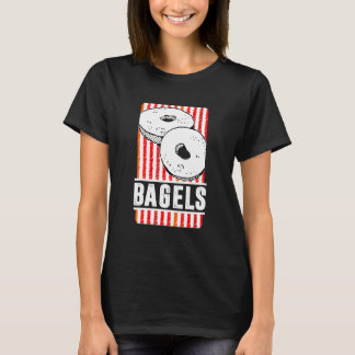 T-shirt Bagels Rétro Cuisine Et Bagel Baker