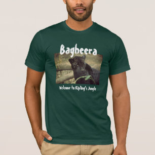 T-shirt Bagheera : Accueil à la jungle de Kipling