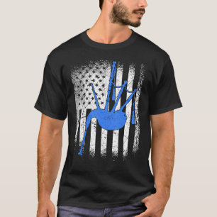 T-shirt Bagpiper Bagpiper Kilt Scottish Blow Bagpipe 1