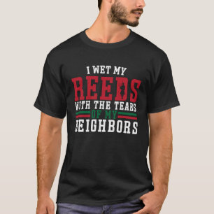T-shirt Bagpiper mouillé mes roseaux avec des larmes