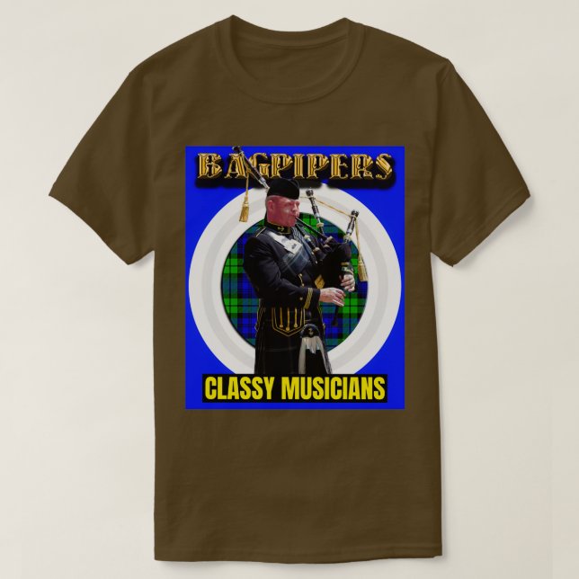 T-shirt Bagpipers Classy Musiciens 18 (Design devant)
