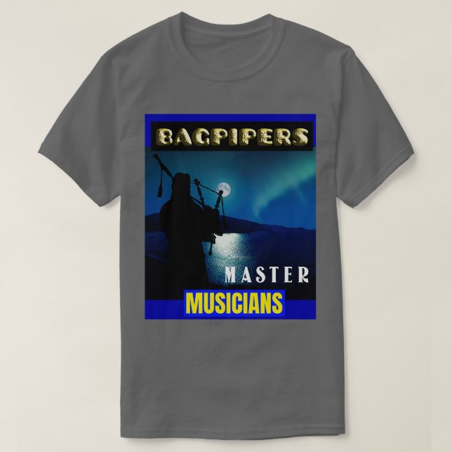 T-shirt Bagpipers Master Musiciens 11 (Design devant)