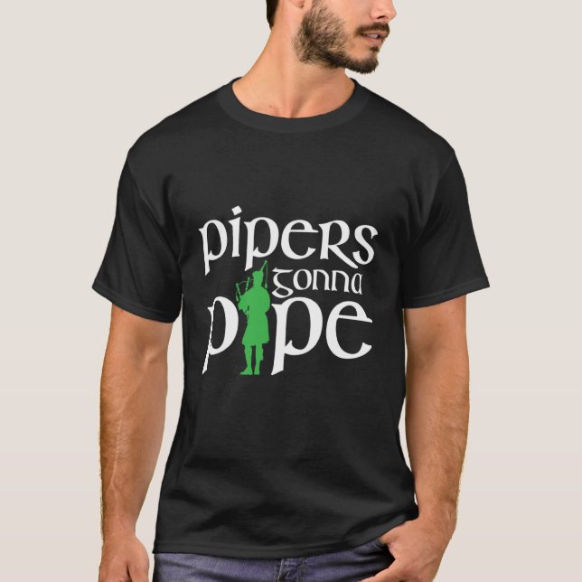T-shirt Bagpipes For Bagpiperist Bagpipe Player Bagpiping  (Devant)