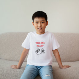 T-shirt "Bague, bonjour ?" 2 Skeletons dessinés