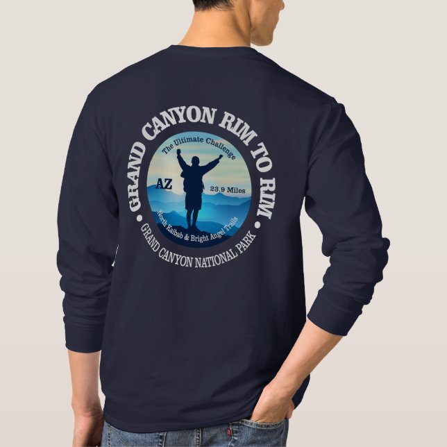 T-shirt Bague de grand canyon à bord (V) (Dos)