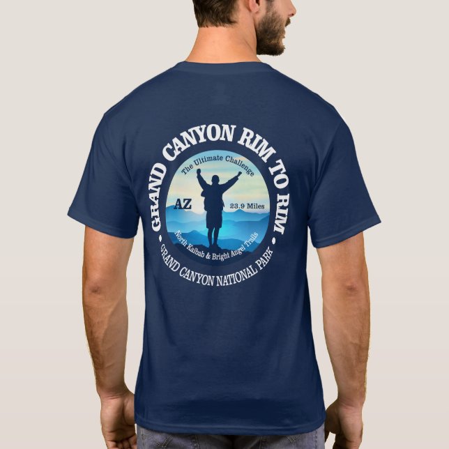 T-shirt Bague de grand canyon à bord (V) (Dos)