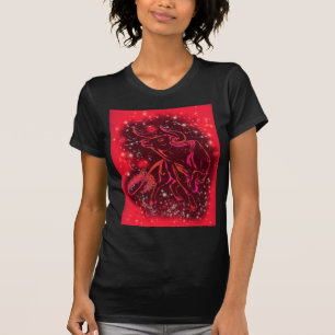 T-shirt Bague Magic Red Neon - Nuit étoilée Extraordinai