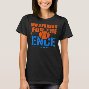 T-shirt Bague pour les clôtures de baseball mème mite 1