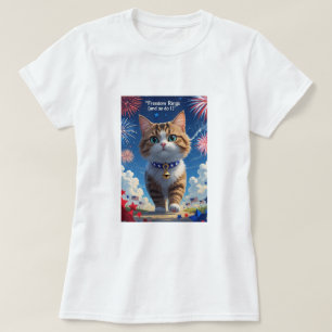 T-shirt Bagues de liberté (Et Moi aussi) - Chat patriotiqu