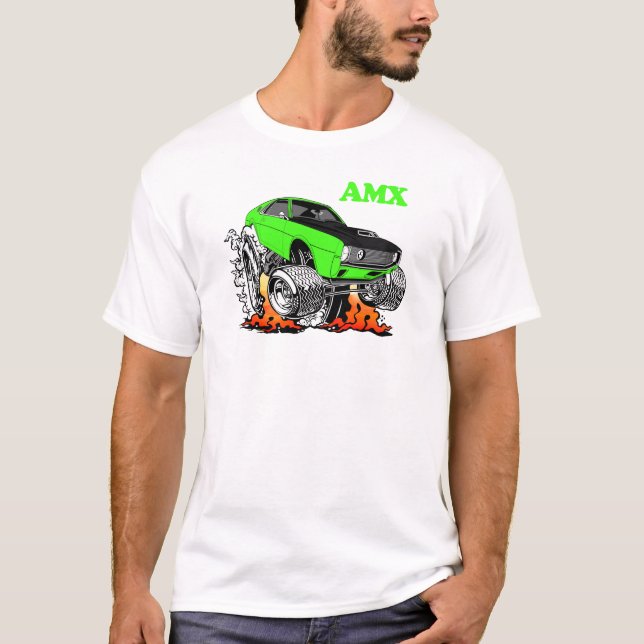 T-shirt Baguette chauffante AMC AMX 1970 (Devant)