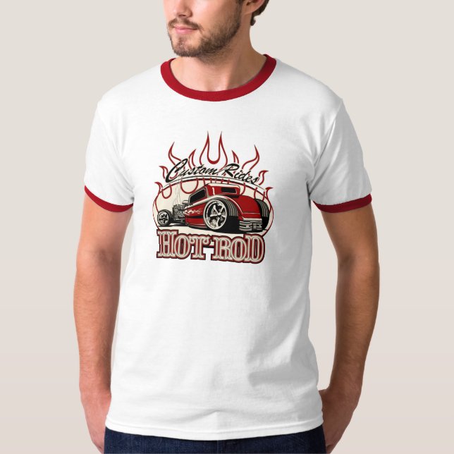 T-shirt Baguette chauffante de dessin (Devant)