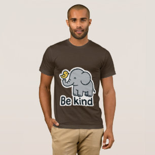 T-shirt Baguette d'éléphant et d'oiseau