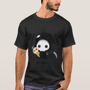 T-shirt Baguette Drôle Avec Lover De Crème Glaciaire