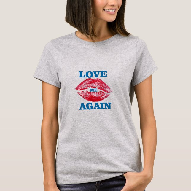 T-shirt baguette et amour (Devant)