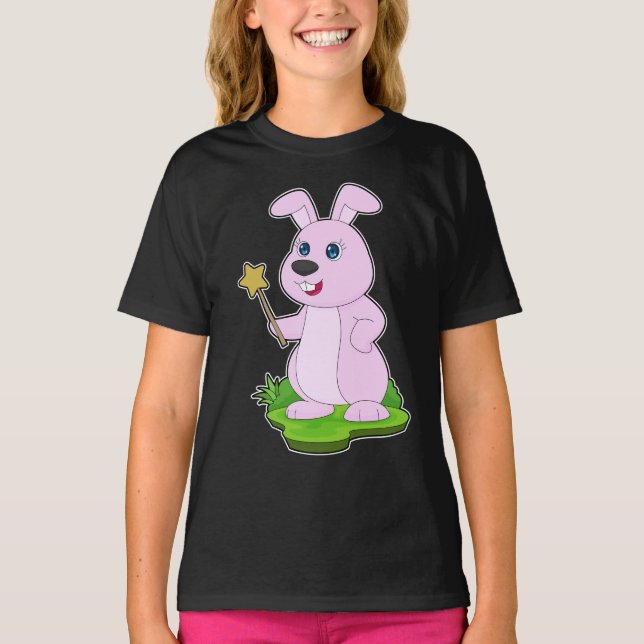 T-shirt Baguette magique Assistant Lapin (Devant)