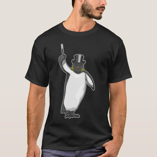 T-shirt Baguette magique de pingouin (Devant)