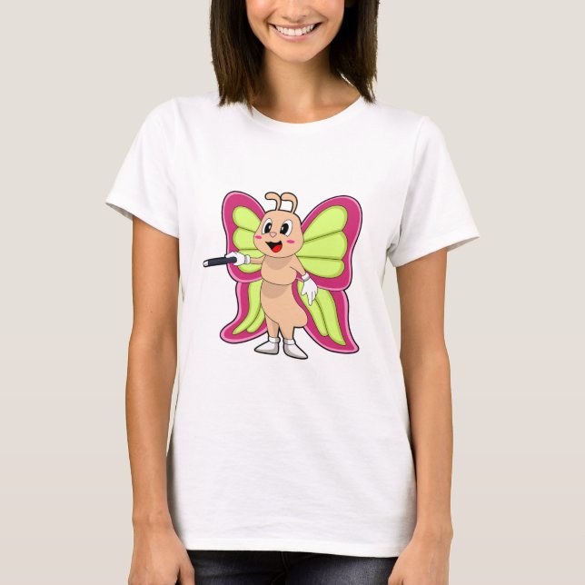 T-shirt Baguette magique papillon (Devant)