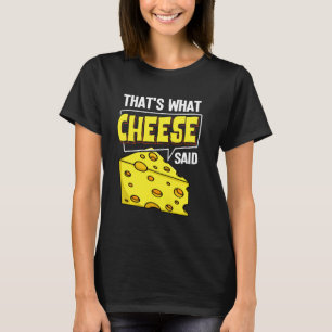 T-shirt Baguettes de fromage Vegan Funny Puns