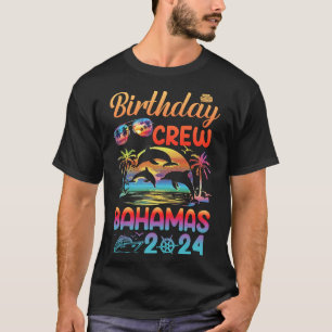T-shirt Bahamas Birthday Trip Vacation 2024 Matching Group