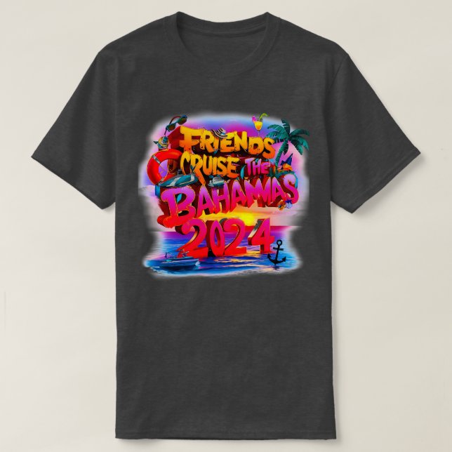 T-shirt Bahamas Cruise 2024 Family Friends Group Vacation (Design devant)