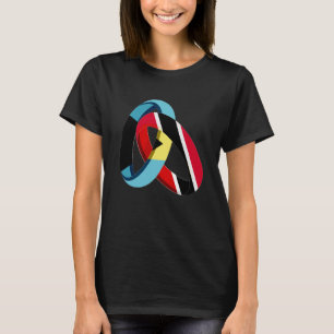 T-shirt Bahamas Drapeau Trinité-et-Tobago Grosse ceinture 