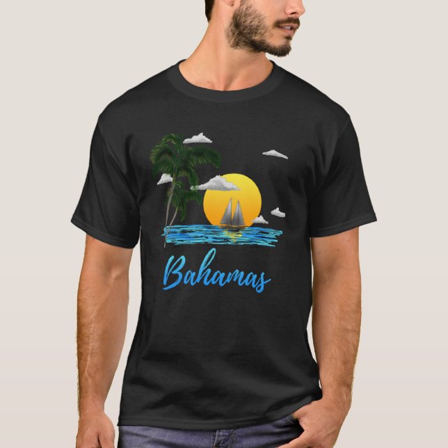 T-shirt Bahamas Islands Vacation (Devant)