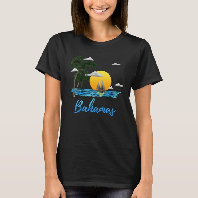 T-shirt Bahamas Islands Vacation (Devant)