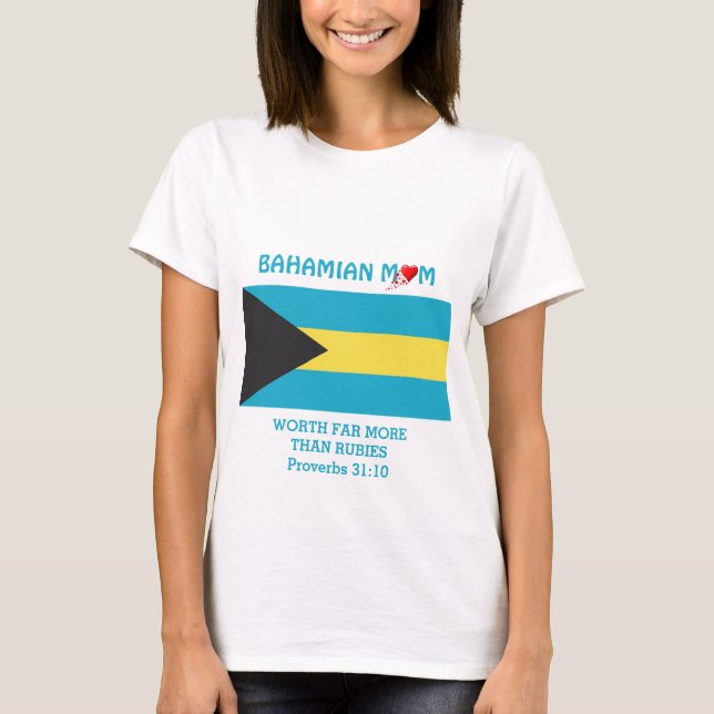 T-shirt BAHAMAS MOM Proverbes 31 (Devant)