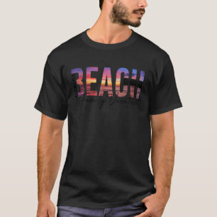 T-shirt Bahamas Palm Trees Beach Caribe Famille de vacance