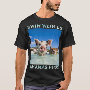 T-shirt Bahamas Pigs de natation Exuma