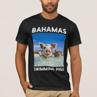 T-shirt Bahamas Pigs de natation Exuma