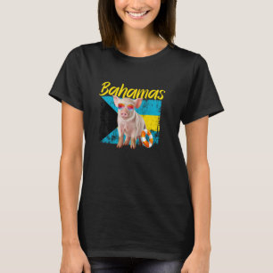 T-shirt Bahamas Piscine Cochon Summer Vacances Plage Souve