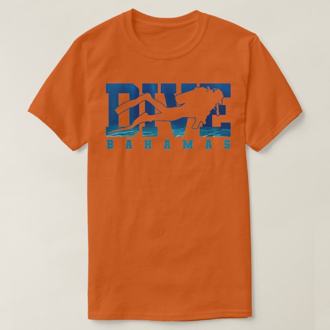 T-shirt Bahamas plongée plongée Souvenir plongée cadeau (Design devant)