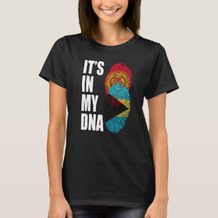 T-shirt Bahaméen Et Kirghize Mélangent Le Drapeau Du Patri