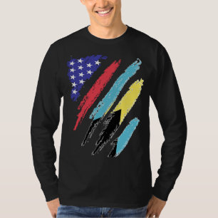 T-shirt Bahamian American Patriot cultive des rayures du d