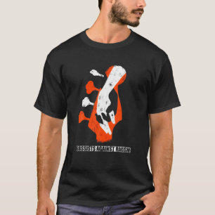 T-shirt Baid Contre Le Racisme Basse Joueurs Guitare Elect