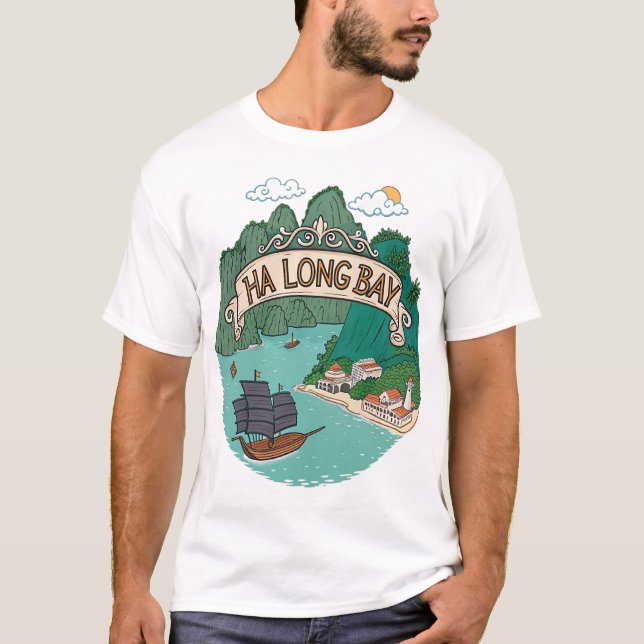 T-shirt Baie d'Along (Devant)
