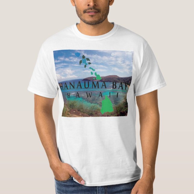 T-shirt Baie Hawaï de Hanauma (Devant)