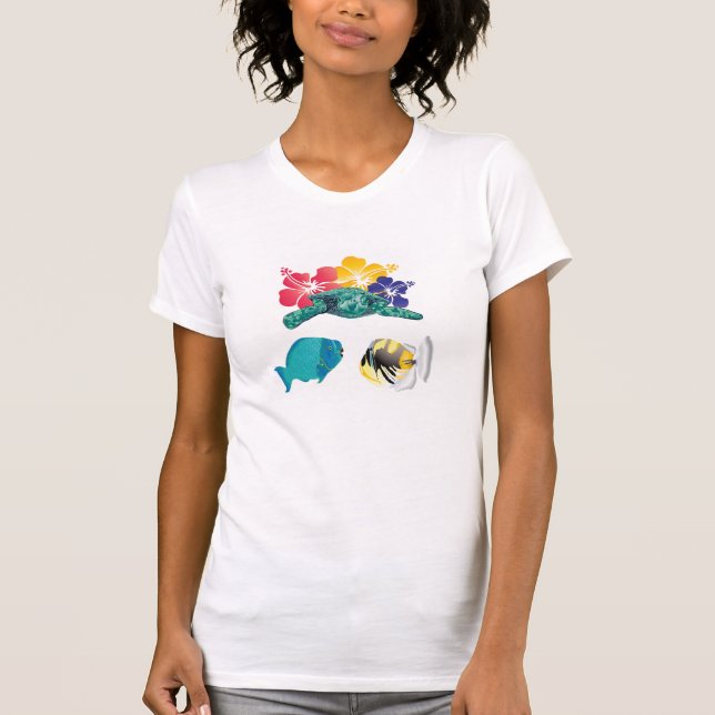 T-shirt Baie Hawaï de Hanauma (Devant)